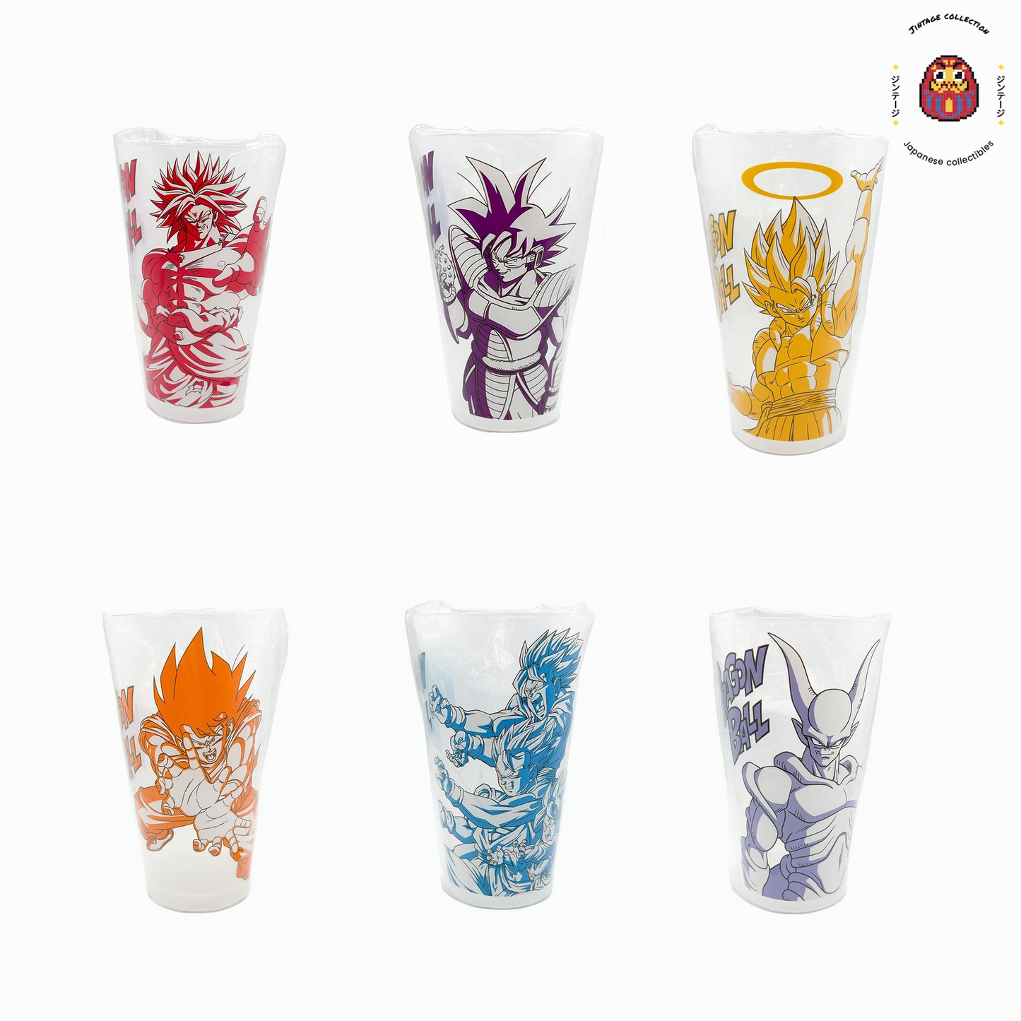 Lot x 6 Verres Dragon Ball série I